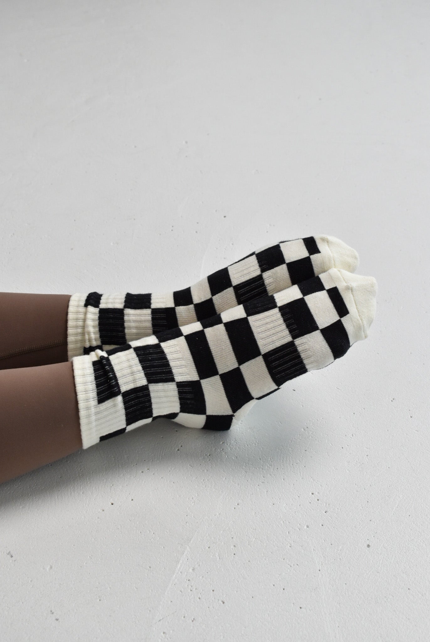 Grip Sock Checkered Black