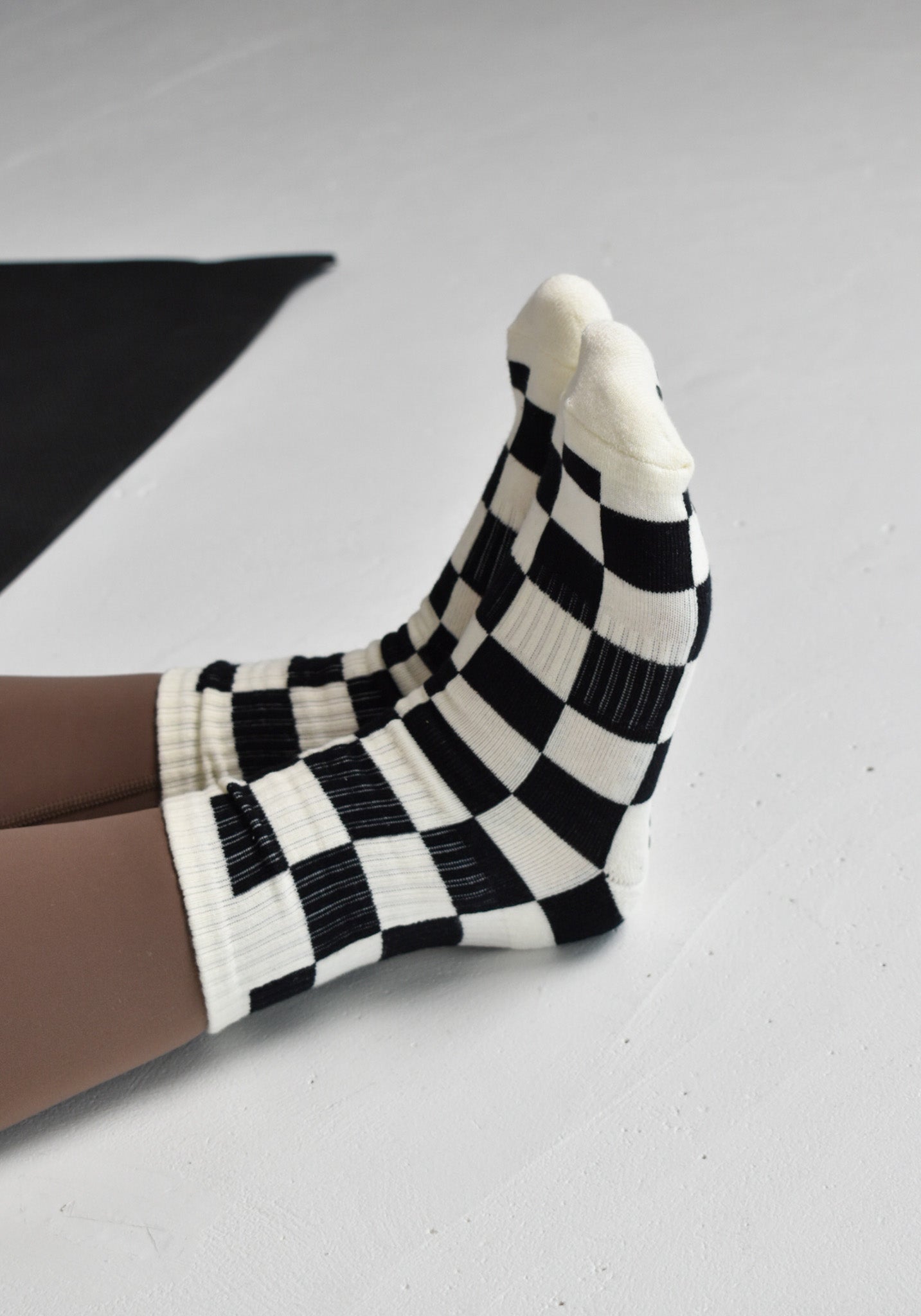 Grip Sock Checkered Black